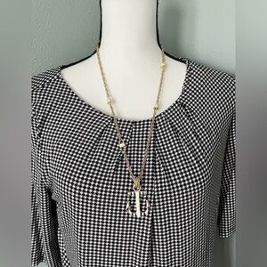 Costume Jewelry Gold Tone Achor Chain Necklace